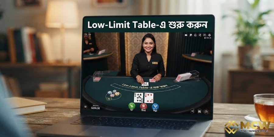 লো-লিমিট টেবিলে শুরু করুন লো-লিমিট টেবিলে শুরু করুন