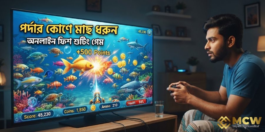 পর্দার কোণে মাছ ধরুন পর্দার কোণে মাছ ধরুন