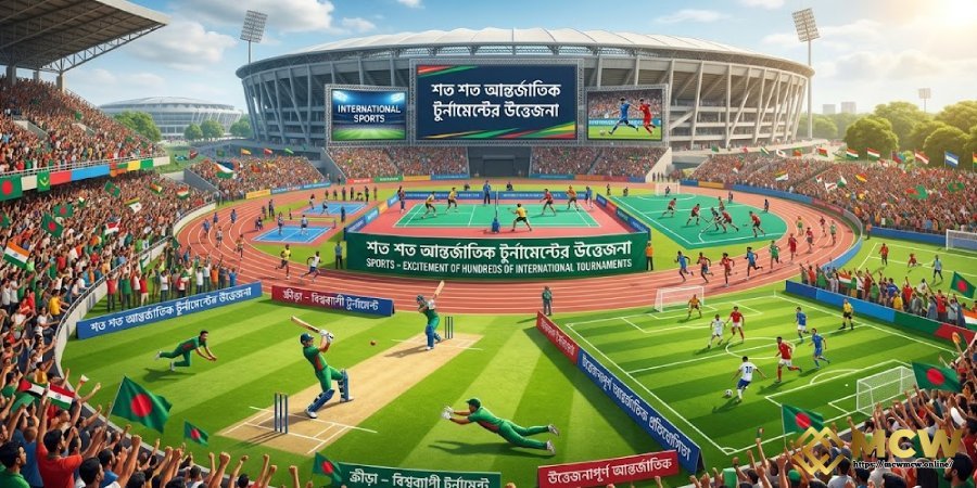 Sports – শত শত আন্তর্জাতিক টুর্নামেন্টের উত্তেজনা